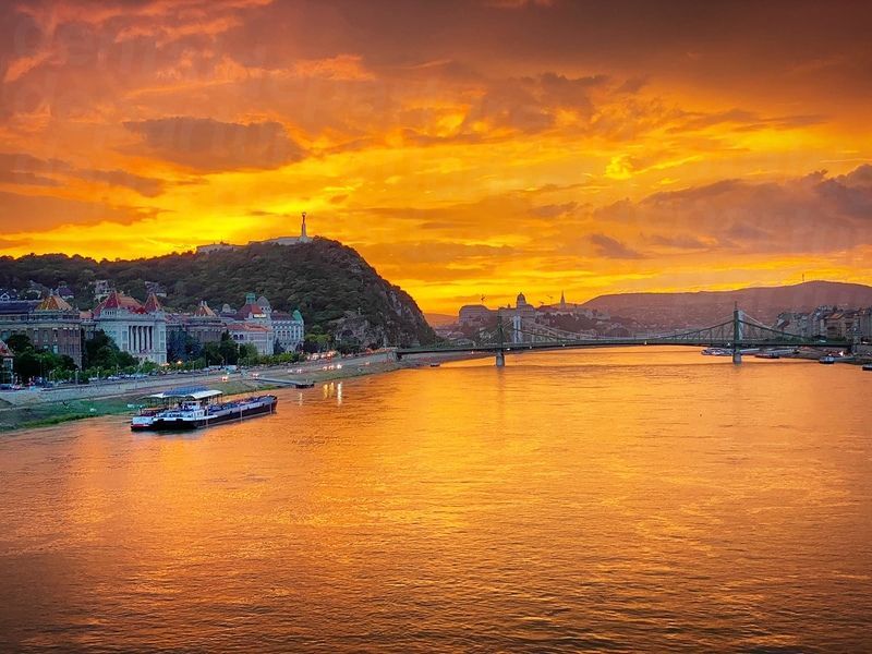Danube river, Budapest Hungary